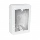 Apparent box for overlaying Universal PVC box Box for lid Box for Faceplate PVC box Boat 3x5" REINFORCED WIDE