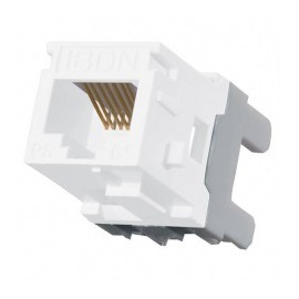 Jack Cat6 Categoria 6 BELDEN Blanco Jack RJ45 Belden Conector Belden Blanco de Red Cat. 6 Jack de impacto Conector Hembra