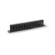 Organizador de cables horizontal 19", 1Ur Organizador de Cable para Rack Organizador de 1 unidad