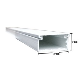 Canaleta para Cables Plastica Canaleta de PVC Canaleta para 12 Cables 17mmx35mmx2000mm Canaleta de PVC 2 metros