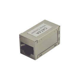 Cople de Rj45 BLINDADO Cat6A Cople de RJ45 Cat6A Acoplador de Red Acoplador Hembra Hembra de Red RJ45 Cat.6A Cople union de Red