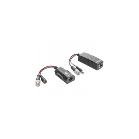 Kit de transceptores activos TURBO HD Convierte 36/24 Vcc a 12 Vcc regulados, a través de cable UTP Cat5e / 6