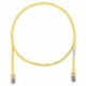 Cable de parcheo UTP Categoría 6, con plug modular en cada extremo - 3 m - Amarillo Patch cord Amarillo Netkey 10ft