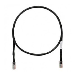 Cable de parcheo UTP Categoría 6, con plug modular en cada extremo - 3 m. - Negro Patch cord Negro Netkey 10ft
