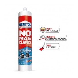 Resistol no more nails WATER RESISTANT cartridges 360 gr Grams resistol glue Strong and Easy Glue in tube