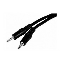 Cable Auxiliar Reforzado 3.5mm 5 Metros Colores Cable de Audio Cable para Bocina Cable Negro de Audio