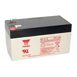 Batería con Tecnología AGM / VRLA, 1.2 Ah. Para uso en aplicaciones de sistemas de seguridad electrónica con respaldo