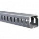 Slotted Duct 40x40x2000mm Cable Organizer Vertical Cable Organizer PVC Duct with slot color GRAY