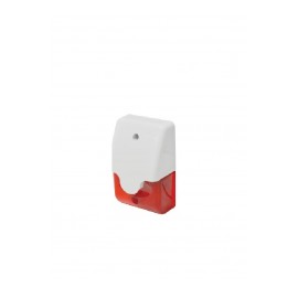 Led Strobe Siren Mini Red Piezoelectric Siren and LED Strobe Siren Wired