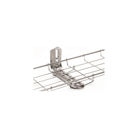 Ménsula omega tipo L inteligente, 310 mm de ancho, con acabado Electro Zinc