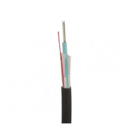 1 Meter 12-wire Fiber Optic, Indoor/Outdoor, Tight Buffer, Non-Conductive (Dielectric), LS0H, OM4 50/125 Multimode