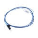 Pigtail de Fibra Óptica LC Simplex, Multimodo OM3 50/125, 900um, Color Aqua, 2 Metros