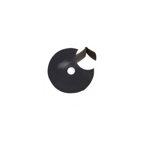 Rollo de Cinta de contacto Velcro de 10 metros Abrazadera tipo Velcro de Negro para Organizador de Cables