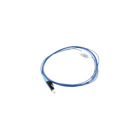 Pigtail de Fibra Óptica LC Simplex, Multimodo OM3 50/125, 900um, Color Aqua, 2 Metros