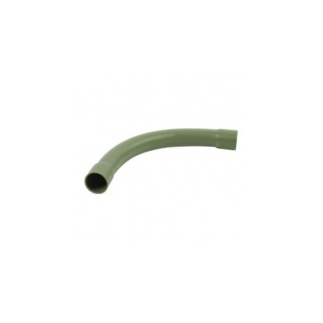 1 pieza Codo curva de tubo verde conduit de 1/2" media pulgada Tubo de media CURVA CONDUIT 90 R-O (LIGERA) 13 MM (1/2")