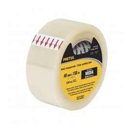 Transparent packaging tape 150 Meters x 2" inches Wide Tape with Medium-High hardness thickness of 0.04mm