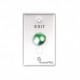 Botón Redondo Color Verde (IP65) Boton para Controles de Acceso Botón para Puerta Botón tipo Hongo para Exterior
