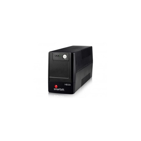 UPS regulador de voltaje Smartbitt Smart Interactive SBNB500 500VA entrada y salida de 120V CA negro