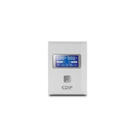 No Break Cdp 10 Contacts, LCD Screen 20 Min Battery Break UPS 1kva 1000va 500w Color White