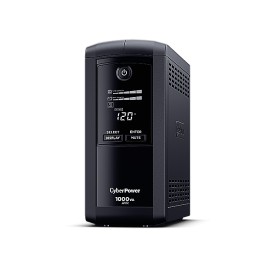 UPS de 1000 VA/600 W, Topología Línea Interactiva, Entrada 120 Vca NEMA 5-15P, Tipo Mini Torre, Con 9 Tomas NEMA 5-15R